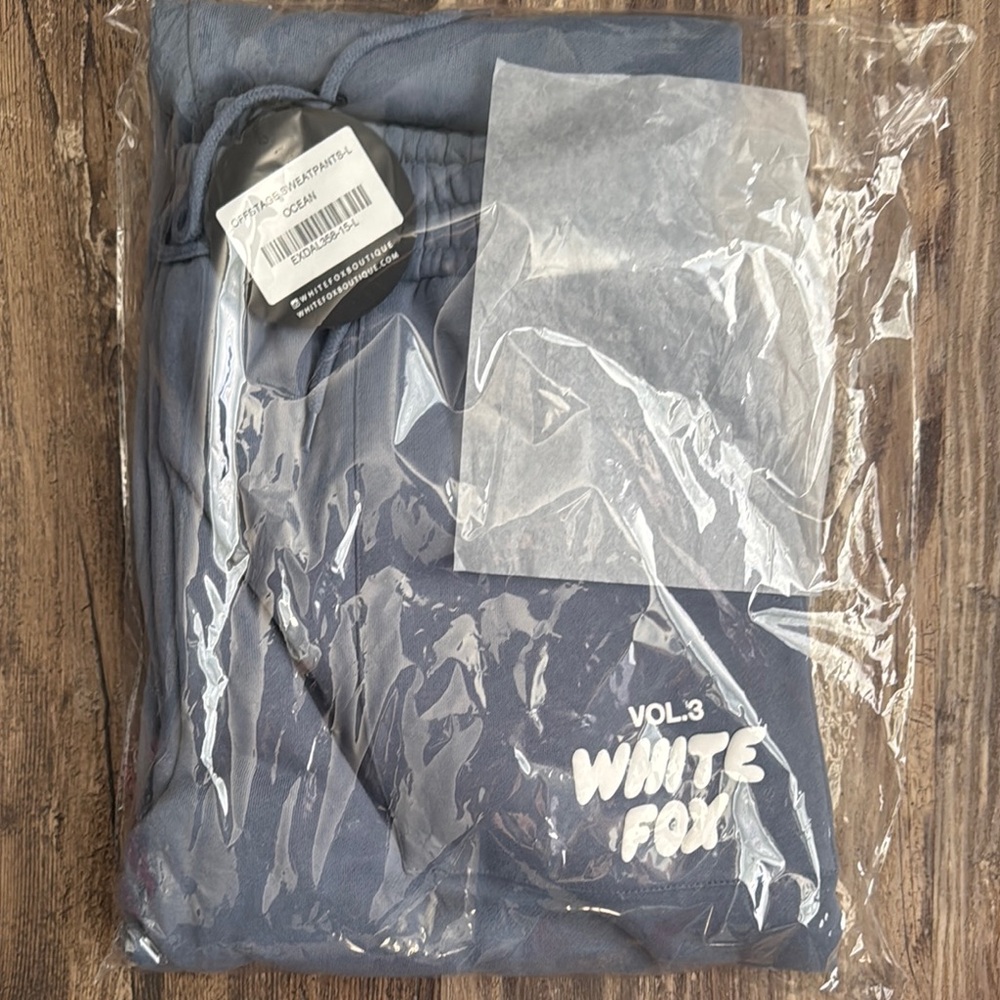 #WhiteFox Blue Sweatpants - Picture 2 of 3
